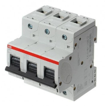 Автоматический выключатель ABB S803P C100 3-полюсный, 1﻿25A, 50kA 2CCG001233R0001