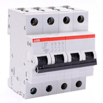 Автомат ABB S204 C20 20A (C) 6kA 2CDS254001R0204