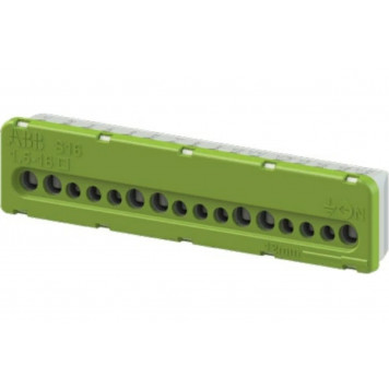 Клеммник винтовой ABB PE7x16-9х6мм PEK/S16-1