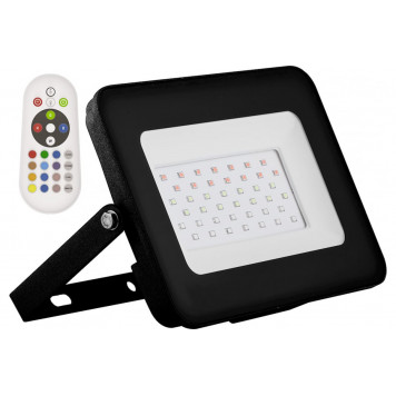 Прожектор светодиодный Feron LL-612 IP65 30W RGB, с пультом
