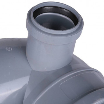 Отвод ПВХ d110 x 50 x 87° с двумя выходами d50 левый и правый Sinikon   556003.R-3