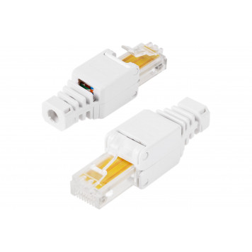Быстрозажимной ручной джек, штекер RJ45 8Р8С REXANT