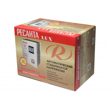 Стабилизатор напряжения Ресанта Lux 1ф АСН-8000Н/1-Ц 63/6/17-5