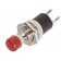 Выключатель-кнопка металл 220V 2А (2с) OFF-(ON) Ø7.2 красная Micro REXANT