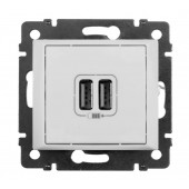 Legrand Valena Розетка USB 2-ая белая