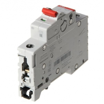 ABB SD201 Рубильник 1P 40A рычаг красный-3