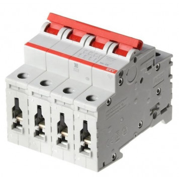 ABB SD204 Рубильник 4P 16A рычаг красный-2