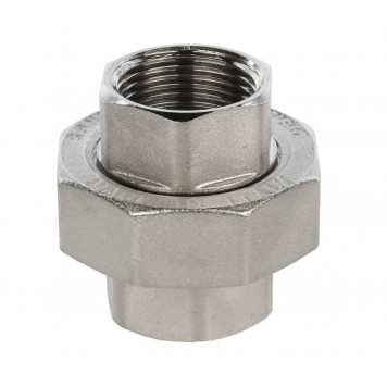 Американка прямая никелированная 3/4"ВВ STOUT