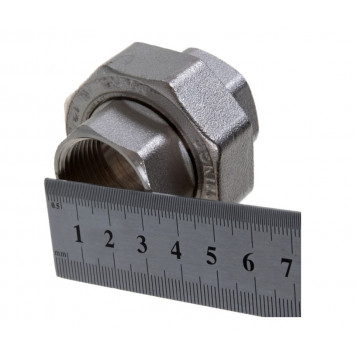 Американка прямая никелированная 3/4"ВВ STOUT-3