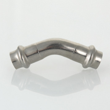 Уголок из нержавеющей стали INOX-PRESS Ø18*45° внутренняя/внутренняя  VALTEC-1