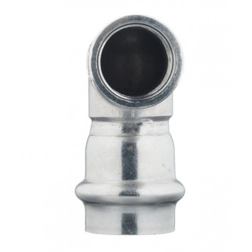 Уголок с внутренней резьбой INOX-PRESS нержавеющая сталь Ø22х1/2"*90° VALTEC-2