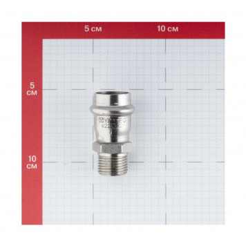 Муфта INOX-PRESS наружная резьба Ø22х1/2" из нержавейки VALTEC  VTi.901.I.002204-2