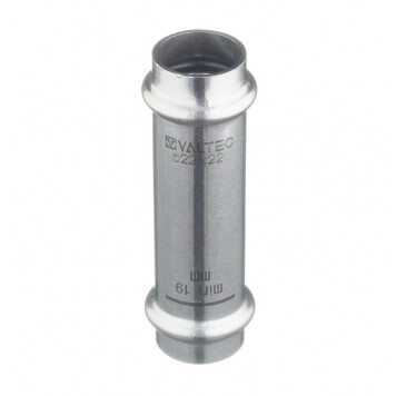 Муфта надвижная INOX-PRESS из нержавеющей стали ВВ Ø22х22  VALTEC  VTi.904.I.002222