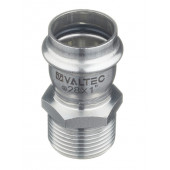 Муфта INOX-PRESS наружная резьба Ø28х1" нержавеющая сталь VALTEC  VTi.901.I.002806
