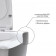Унитаз подвесной BERGES Floe Rimless, сиденье дюропласт Тома slim SO, микролифт быстросъем