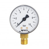 Манометр 1/4 НР 10 бар радиальный d50 мм  Watts  10007380
