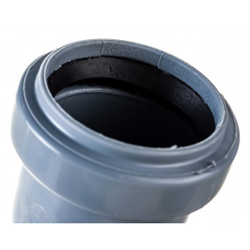 Отвод канализационный ПВХ d40 x 45° Политэк   100445-3