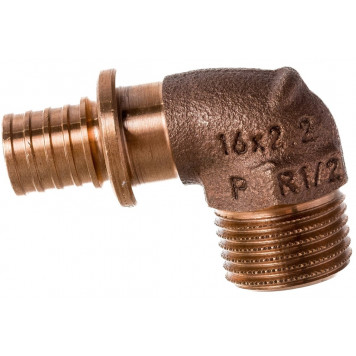 Угол-переходник d16 x 1/2" наружная резьба Rehau
