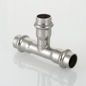 Тройник переходной INOX-PRESS Ø28x22x22  VALTEC-2