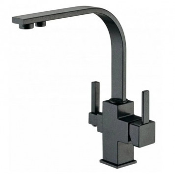 Смеситель для кухни под фильтр 2034 Black Kern