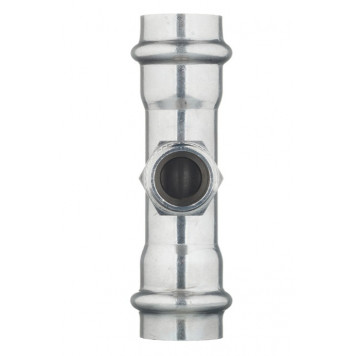 Тройник INOX-PRESS  с наружной резьбой, нержавеющая сталь  Ø22х1/2" VALTEC-3
