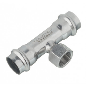 Тройник INOX-PRESS пресс/с внутренней резьбой Ø22х1/2" VALTEC-1