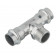 Тройник INOX-PRESS с наружной резьбой, нержавеющая сталь  Ø22х3/4" VALTEC