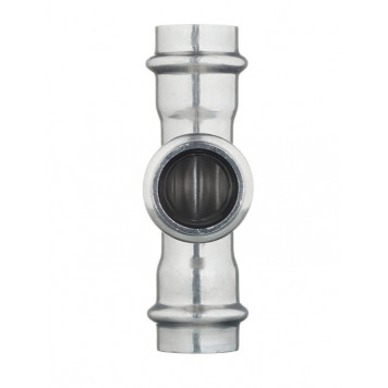 Тройник из нержавеющей стали INOX-PRESS 22 x 22 x 22 мм VALTEС-2