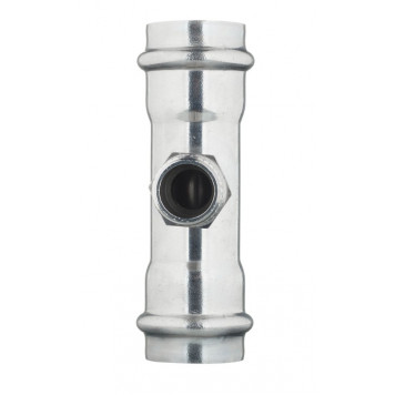Тройник INOX-PRESS с наружной резьбой, нержавеющая сталь Ø28х1/2" VALTEC-1