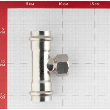 Тройник INOX-PRESS пресс/с внутренней резьбой Ø28х3/4" VALTEC-3