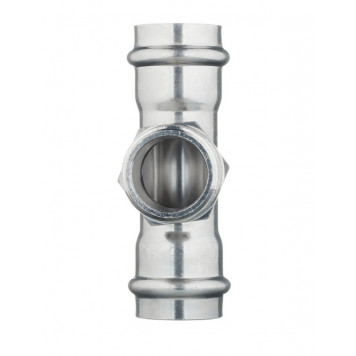 Тройник INOX-PRESS с наружной резьбой из нержавеющей стали Ø28х3/4" VALTEC-1