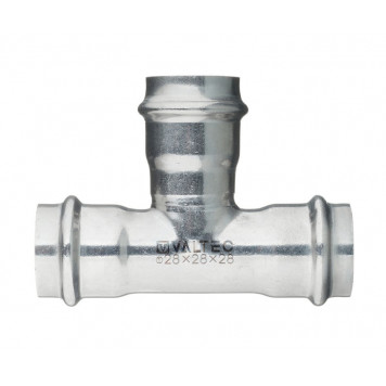 Тройник INOX-PRESS Ø28 нержавеющая сталь VALTEC