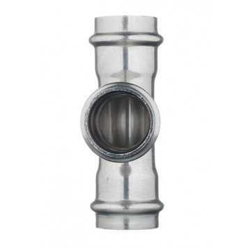 Тройник INOX-PRESS Ø28 нержавеющая сталь VALTEC-2