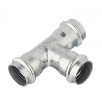 Тройник INOX-PRESS Ø28 нержавеющая сталь VALTEC-1