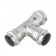 Тройник INOX-PRESS Ø28 нержавеющая сталь VALTEC