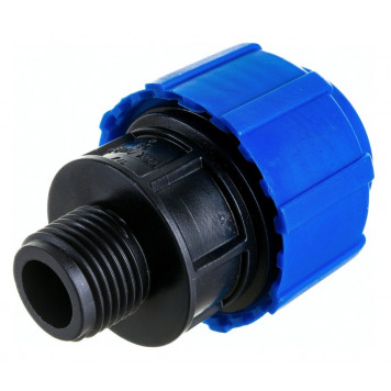 Муфта Ø 25х1/2" НР ПНД  Политэк 53002512-3