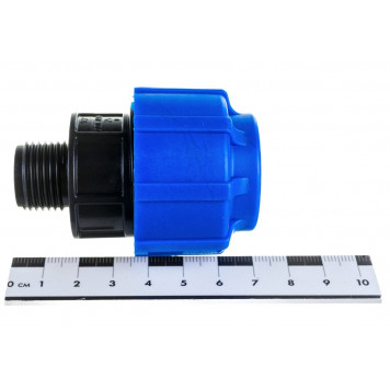 Муфта Ø 25х1/2" НР ПНД  Политэк 53002512-4