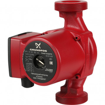 Насос циркуляционный GRUNDFOS UPS 32- 60 с гайками   96281496