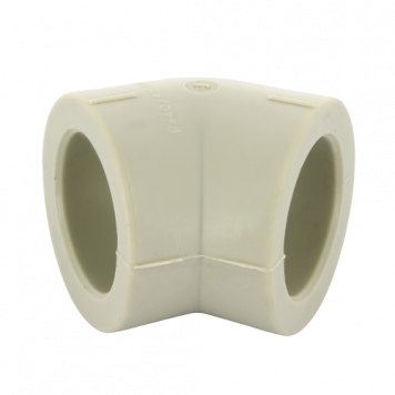 Уголок ППР d40x45° серый  FV-Plast