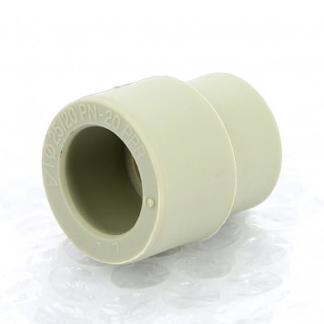 Муфта переходная ППР d25-20 серая внутренняя/наружная FV-Plast   AA210025020-1