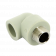 Уголок переходной ППР d20-3/4" НР серый FV-Plast