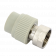 Муфта с накидной гайкой ППР d25-1" внутренняя серая 223025  FV-Plast   AA223025044