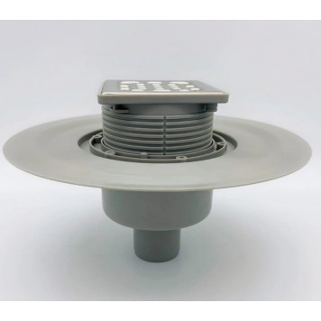 Трап душевой прямой с сухим затвором 10x10 Zeissler-1