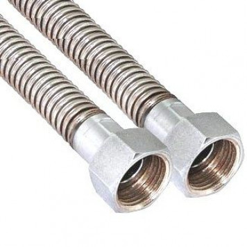 Подводка для газа сильфонного типа, 1/2"гайка-гайка, 100см TIM-1