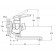 Смеситель для ванны короткий нос G-lauf LOF3-A033