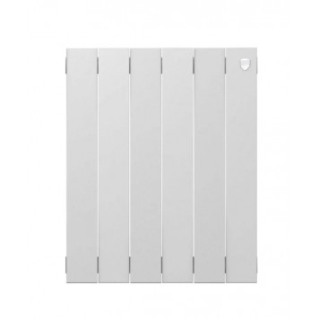 Радиатор биметаллический Royal Piano Forte 500* 6 секций Bianco Traffico (белый)  Royal Piano Bianco 500/6-1