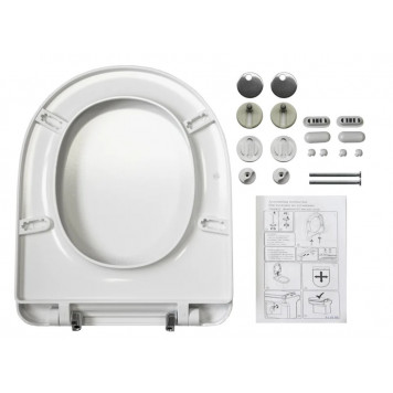 Сиденье для унитаза "AMALFI soft-close" AMALFI SC-3