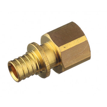 Переходник с внутренней резьбой d16 x 1/2"  латунный Stout