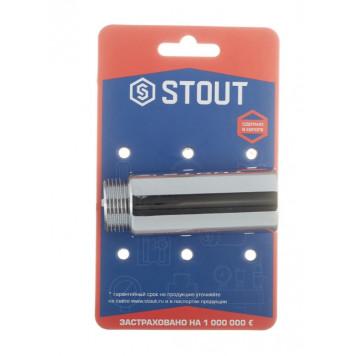 Удлинитель 3/4x70мм, хром Stout-2