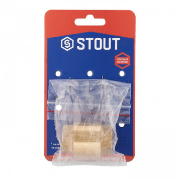 Обратный клапан с пластиковым седлом 1/2", в-в, Stout -2